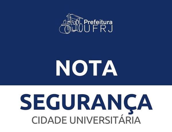 Nota de segurança na Cidade Universitária