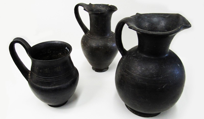 03 - Cerâmica etrusca de bucchero nero - Coleção Teresa Cristina Museu Nacional-UFRJ - Foto Silvia Reis